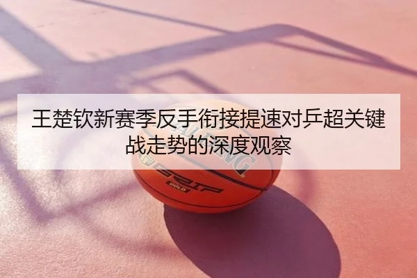 王楚钦新赛季反手衔接提速对乒超关键战走势的深度观察